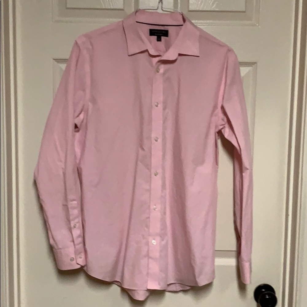 Banana republic pink dress shirt